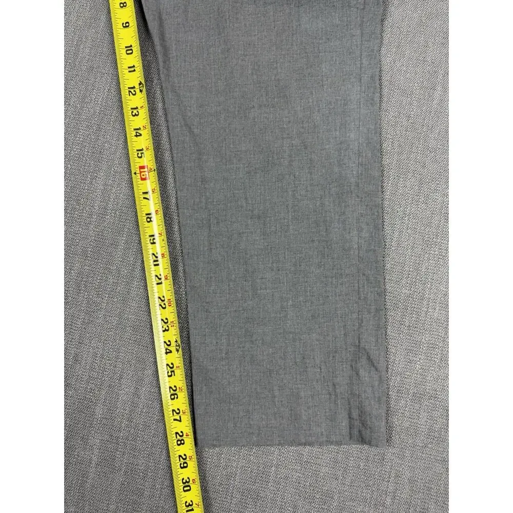 J.Crew Bedford Dress Pants Men’s 36x30 Gray Flat Front Cotton Chino Trousers